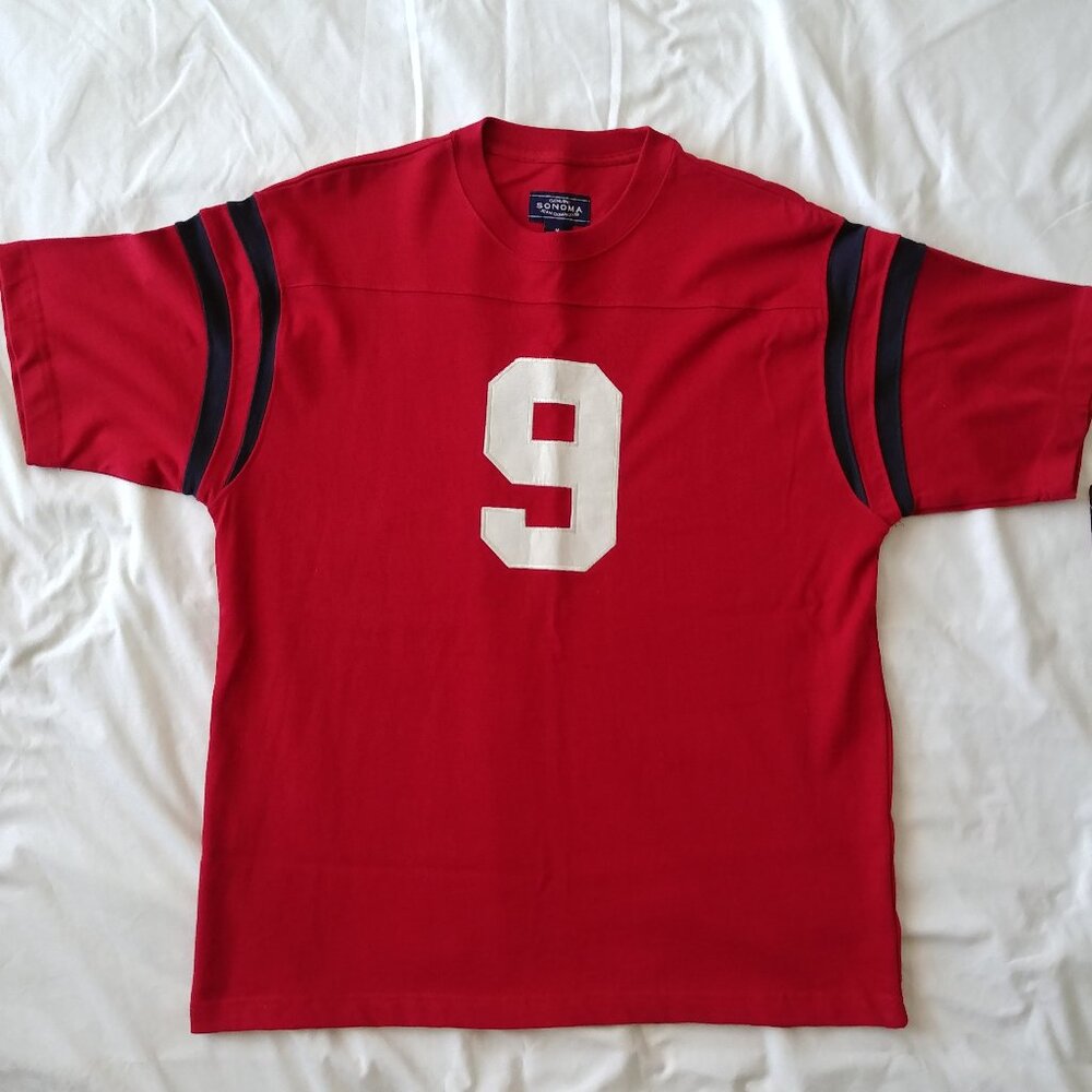 Retro Dark Red Men's Oversized Sonoma Shirt Size Medium New with Tag